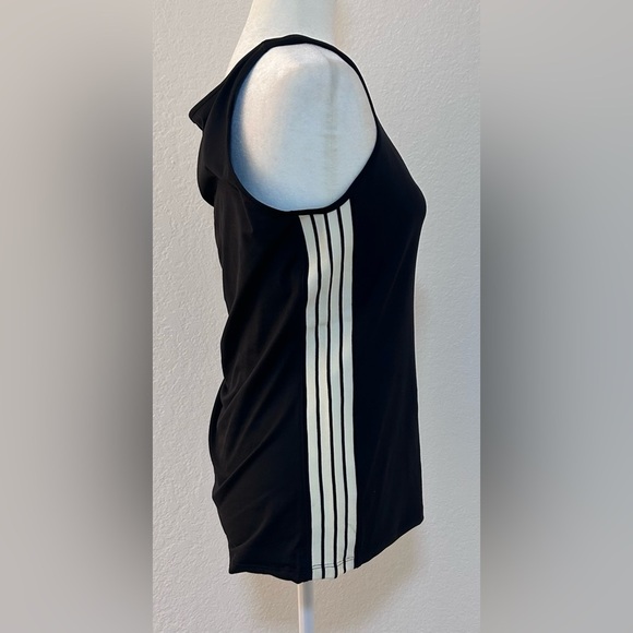 Derek Lam 10C Athleta Black Tank Top NWOT Size Large - Picture 2 of 8